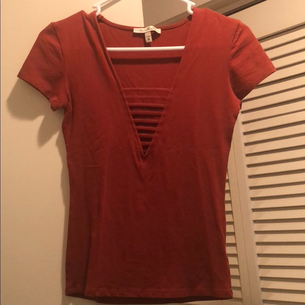 Express Ladder Top in Burnt Orange
